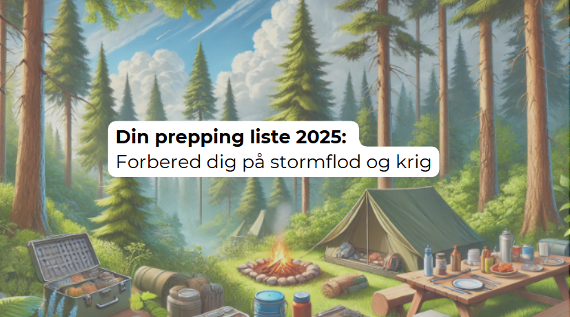 Prepping liste 2025: Forbered dig på stormfloder og krig