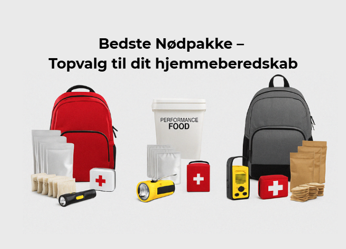 Bedste Nødpakke – Topvalg til dit hjemmeberedskab
