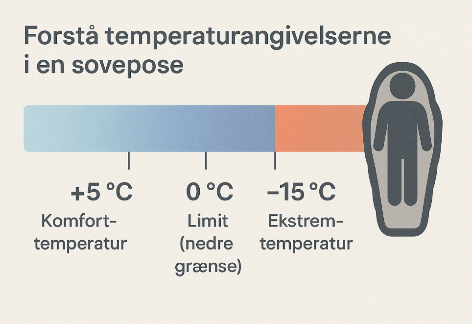 Sovepose og komforttemperatur