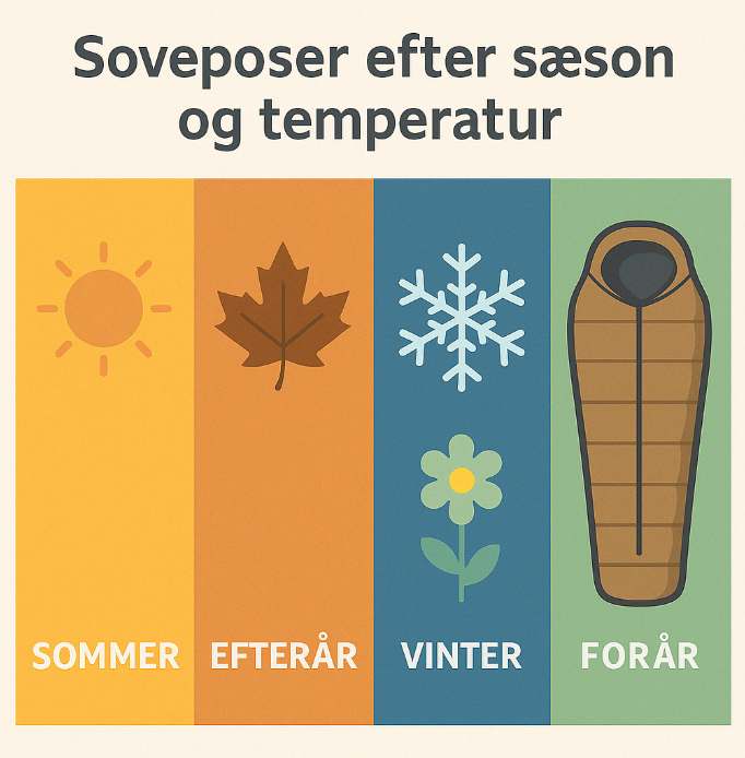 Soveposer efter sæson og temperatur – Alt du skal vide